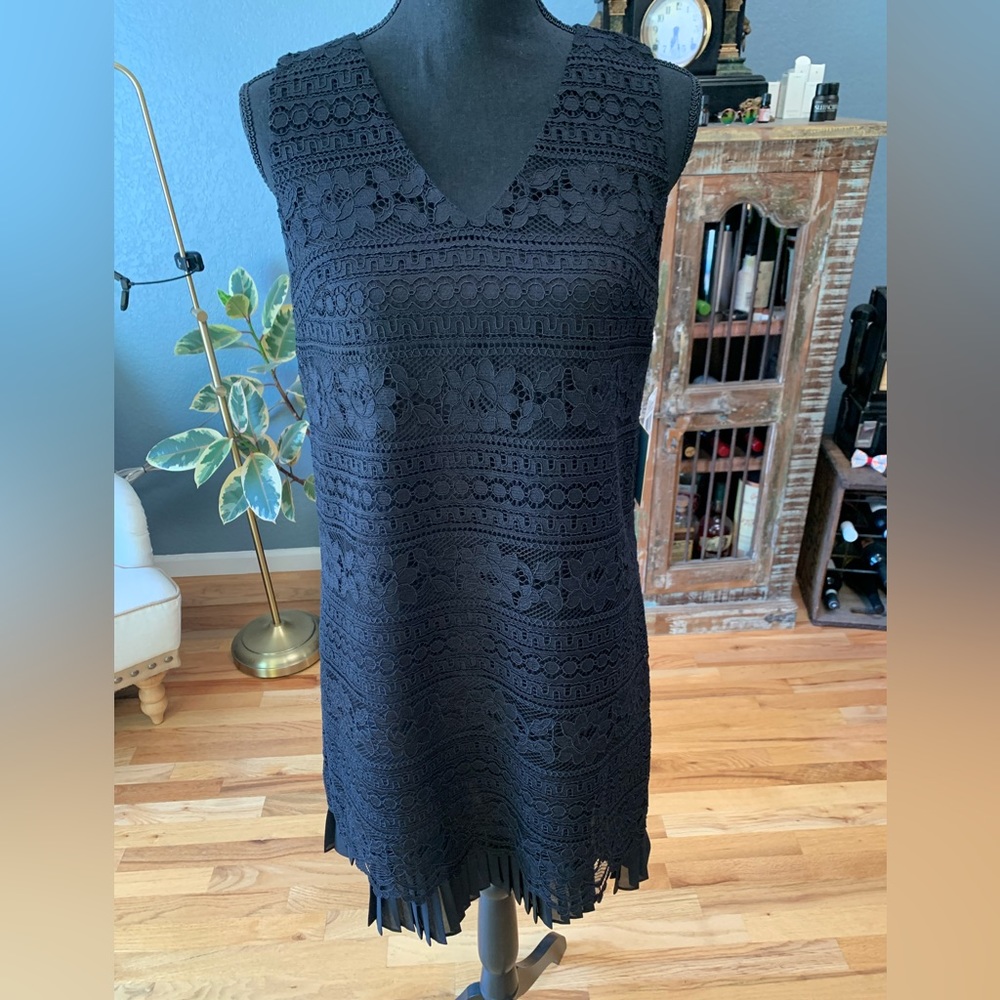Cece Black Sheath Dress